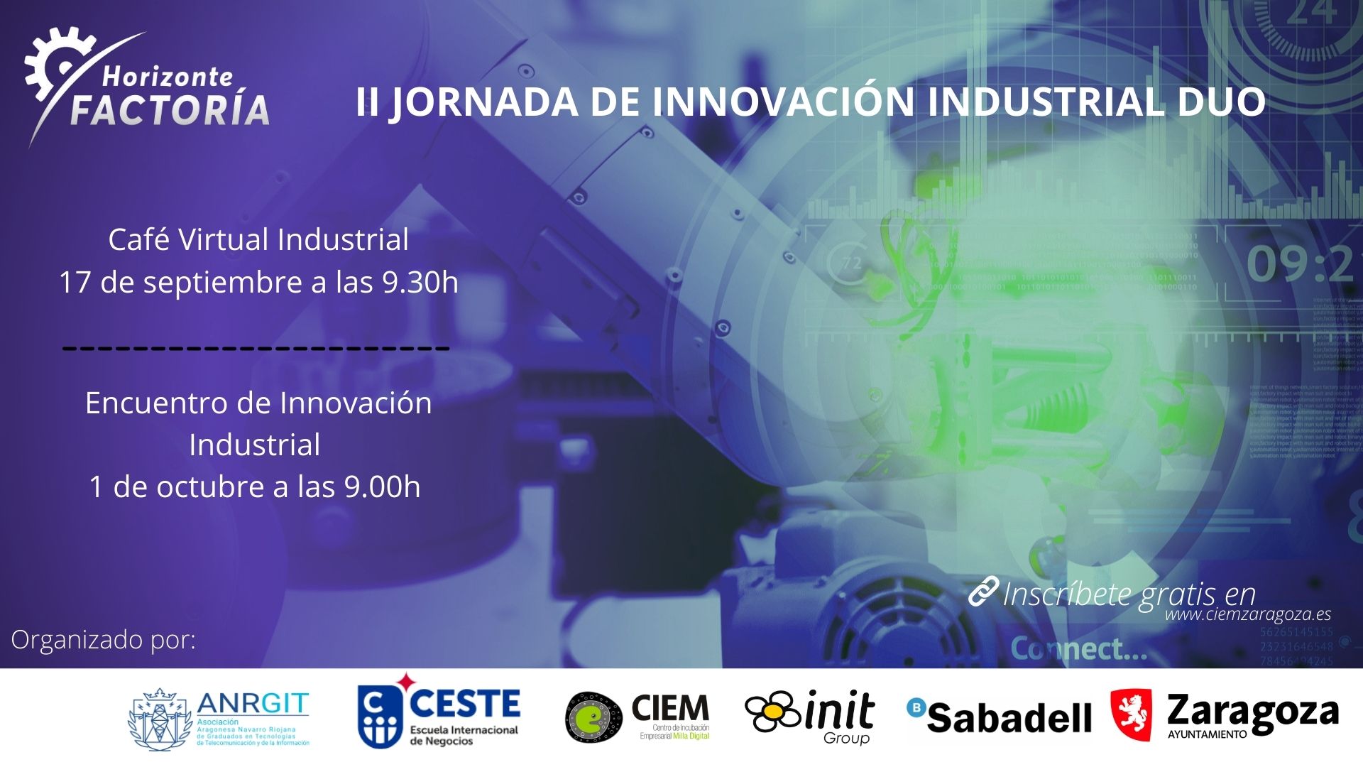 Horizonte Factoría. II Jornada de Innovación Industrial DUO