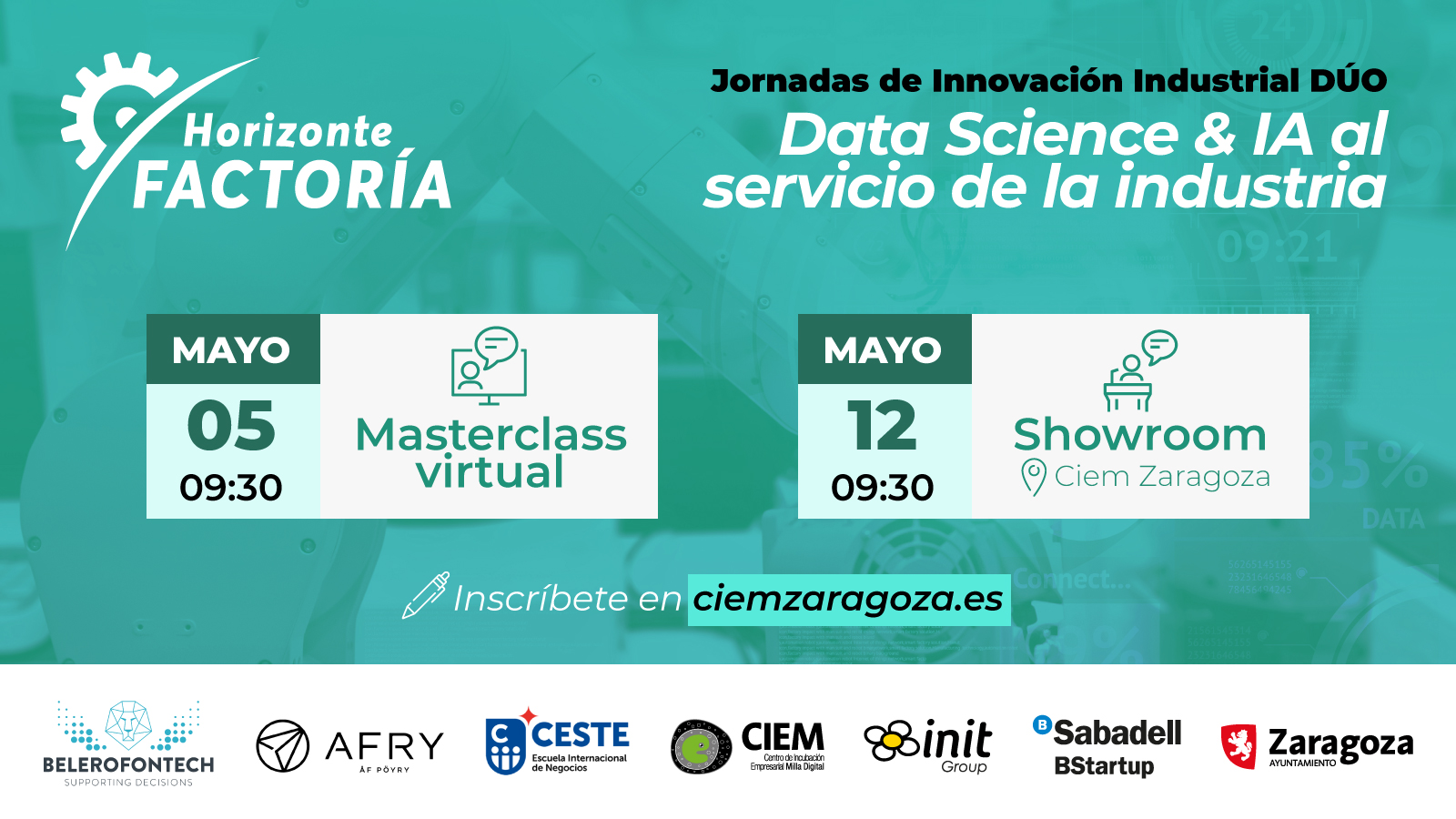 III Jornada de Innovación Industrial Horizonte Factoría. “Data Science & AI al servicio de la industria”