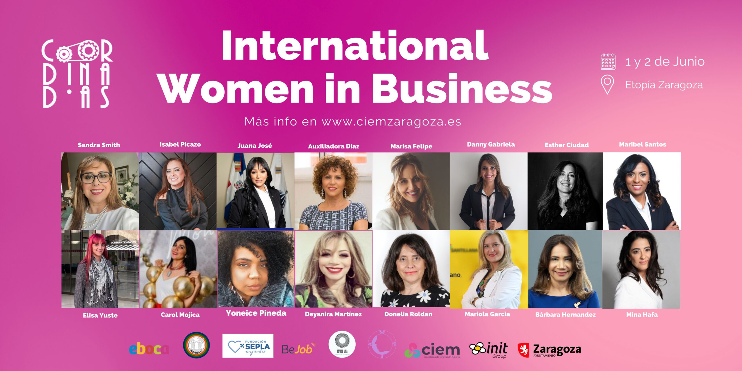 Coordinadas international women in business ciem zaragoza